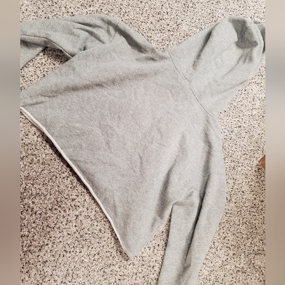 Wild Fable Cropped Gray Hooded Sweatshirt - Picture 5 of 5